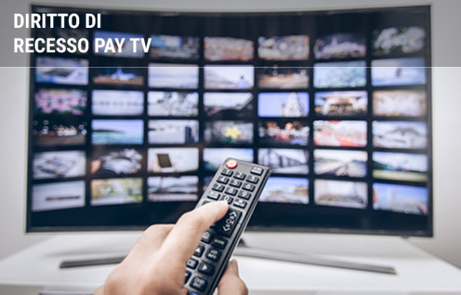 Diritto di recesso Pay TV